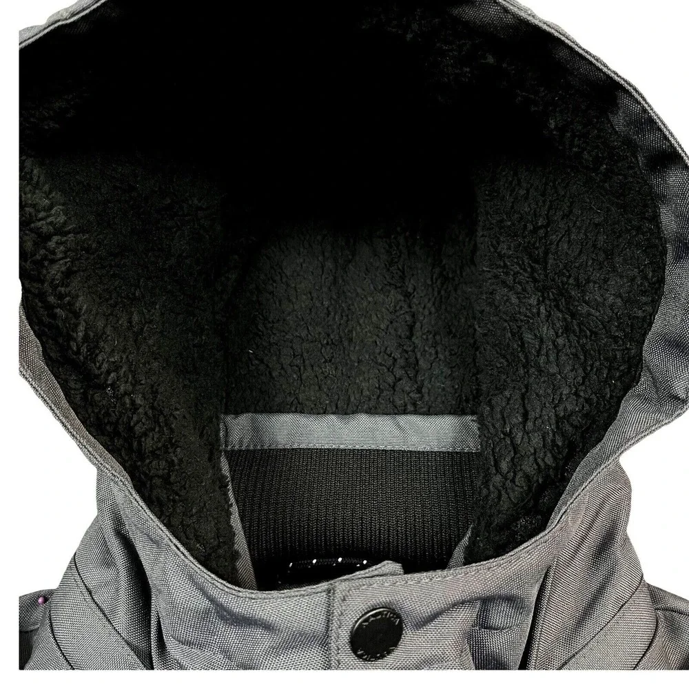 Nautica Youth Boys Full Zip Winter Jacket Size 14-16‎ Gray/Black Water Resistant